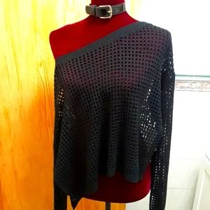 🥀goth/grunge net top
